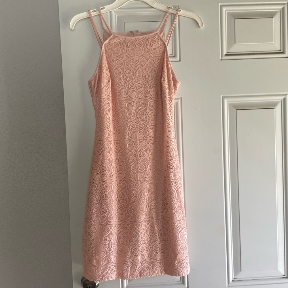 Guess Lace Pink/Peach Dress